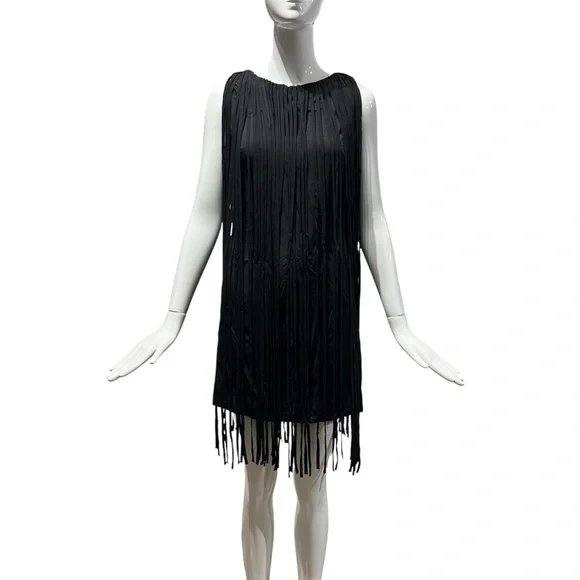 Kate Moss Topshop Dresses Kate Moss X Topshop Black Fringe